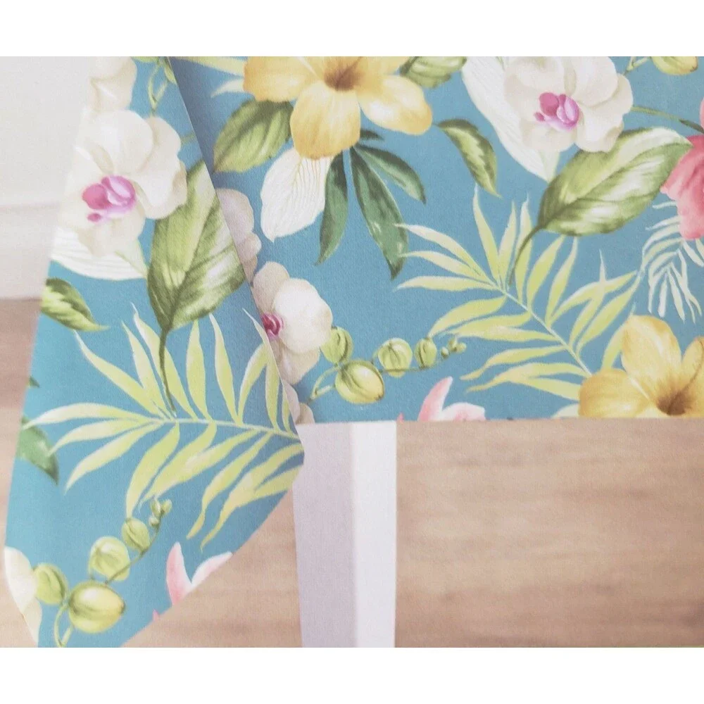 Printed Fabric Tablecloth, 60
